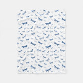 Benutzerdefinierte Farbdrachenschwärme - Verschied Fleecedecke (Vorderseite)