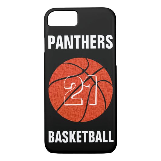 Benutzerdefinierte Farbe Basketball iPhone Case Co (Rückseite)