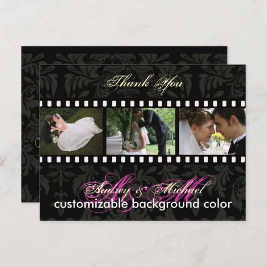 Benutzerdefinierte Farbe/Damaskus-Fotos Danke Post Postkarte (Vorne/Hinten)