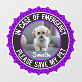 Benutzerdefinierte Farbe des Fotos für die Sicherh Fensteraufkleber (Blatt)