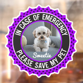 Benutzerdefinierte Farbe des Fotos für die Sicherh Fensteraufkleber (Blatt 2)