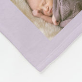 Benutzerdefinierte Farbe Elegante Skriptfamilie Fo Fleecedecke (Ecke)