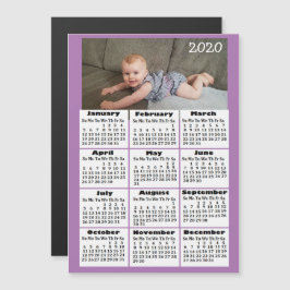 Benutzerdefinierte Farbe Foto zu Mini-Kalender 202 Magneteinladung