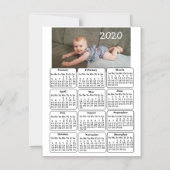 Benutzerdefinierte Farbe Foto zu Mini-Kalender 202 Magneteinladung (Vorderseite)