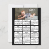 Benutzerdefinierte Farbe Foto zu Mini-Kalender 202 Magneteinladung (Vorderseite)