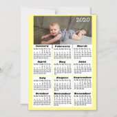Benutzerdefinierte Farbe Foto zu Mini-Kalender 202 Magneteinladung (Vorderseite)