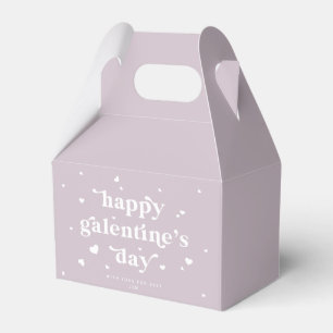 Benutzerdefinierte Farbe Happy Galentine's Day + H Geschenkschachtel