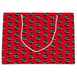 Benutzerdefinierte Farbe Hinzufügen Ihres Logo-Ein Große Geschenktüte