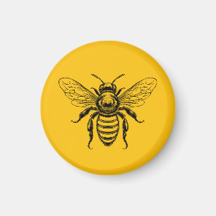 Benutzerdefinierte Farbe Honigbiene Magnet