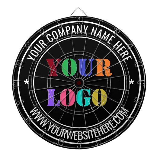 Benutzerdefinierte Farbe Ihrer Logo- und Textdartp Dartscheibe (vorne)
