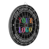 Benutzerdefinierte Farbe Ihrer Logo- und Textdartp Dartscheibe (Vorderseite Links)