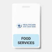 Benutzerdefinierte Farbe Krankenhaus Cafeteria Beg Ausweis (Vorderseite)