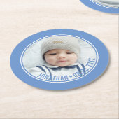 Benutzerdefinierte Farbe mit benutzerdefiniertem F Runder Pappuntersetzer (Angewinkelt)