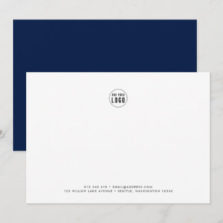 Benutzerdefinierte Farbe Moderne Minimalistische H Mitteilungskarte