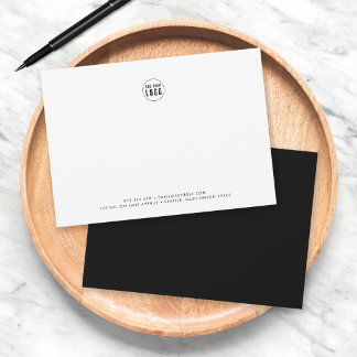 Benutzerdefinierte Farbe Moderne Minimalistische H Mitteilungskarte