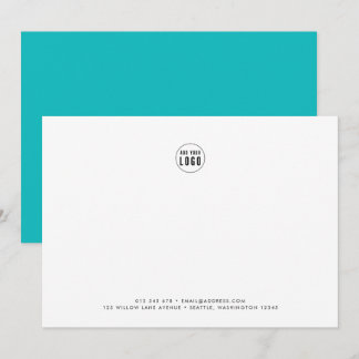 Benutzerdefinierte Farbe Moderne Minimalistische H Mitteilungskarte