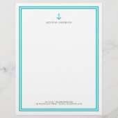 Benutzerdefinierte Farbe Moderner klassischer Anke Briefbogen (Vorderseite)