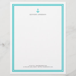 Benutzerdefinierte Farbe Moderner klassischer Anke Briefbogen