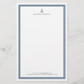 Benutzerdefinierte Farbe Moderner klassischer Anke Briefpapier (Vorderseite)