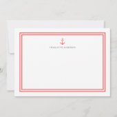 Benutzerdefinierte Farbe Moderner klassischer Anke Mitteilungskarte (Vorderseite)