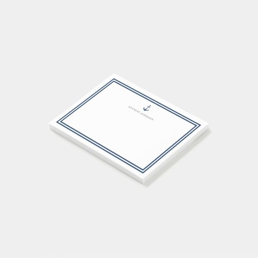 Benutzerdefinierte Farbe Moderner klassischer Anke Post-it Klebezettel (angewinkelt)