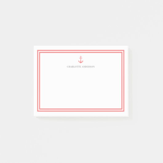 Benutzerdefinierte Farbe Moderner klassischer Anke Post-it Klebezettel (Vorderseite)