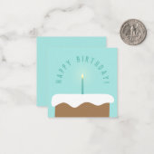 Benutzerdefinierte Farbe Niedlich Illustrierte Geb Mitteilungskarte (Vorderseite/Rückseite Beispiel)