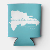 Benutzerdefinierte Farbe Punta Cana Coozi! Dosenkühler (Vorderseite)