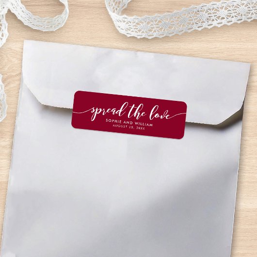 Benutzerdefinierte Farbe Relax Script Spread the L
