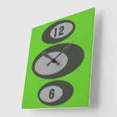 Benutzerdefinierte Farbe - Retro-Uhren DIY Quadratische Wanduhr (Winkel)