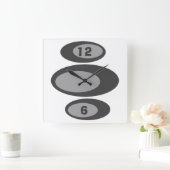 Benutzerdefinierte Farbe - Retro-Uhren DIY Quadratische Wanduhr (Zuhause)