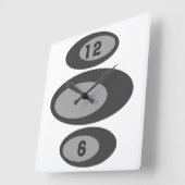 Benutzerdefinierte Farbe - Retro-Uhren DIY Quadratische Wanduhr (Winkel)