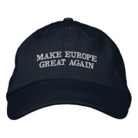 Benutzerdefinierte Farbe & Text Make Europe Blank