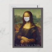 Benutzerdefinierte Farbe/Text-Mona-Lisa-Malerei mi Postkarte (Vorne/Hinten)