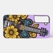 Benutzerdefinierte Farbe Ukulele Samsung Galaxy Hülle (Rückseite (Horizontal))