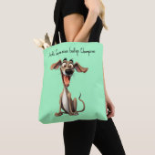 Benutzerdefinierte Farbe und Text, 🐶 verrückte 🤪 Tasche (Von Nahem)