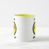 [Benutzerdefinierte Farbe] Warnung: Biogefährdung Tasse (Zentrum)