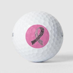 Benutzerdefinierte Farben für das Krebsbewusstsein Golfball