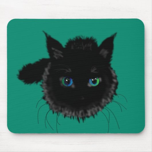 Benutzerdefinierte Farben für die Maus der schwarz Mousepad (Vorne)