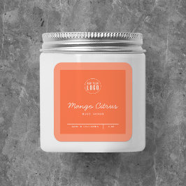 Benutzerdefinierte Farben Hinzufügen von Logo-Skri Quadratischer Aufkleber