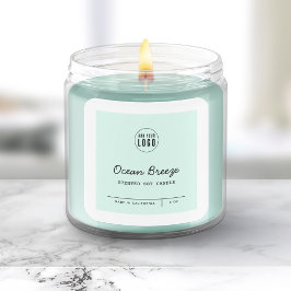 Benutzerdefinierte Farben Hinzufügen von Logo-Skri Quadratischer Aufkleber