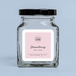 Benutzerdefinierte Farben Hinzufügen von Logo-Skri Quadratischer Aufkleber