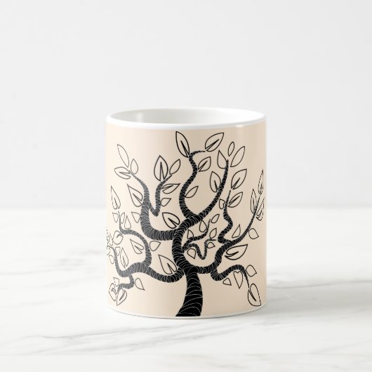 Benutzerdefinierte Farben Moderne Tasse mit Baum d (Mittel)