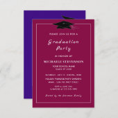 Benutzerdefinierte Farben und Schriftart Ihr Absch Einladung (Vorne/Hinten)