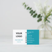 Benutzerdefinierte Farben und Schriftart Ihrer Log Visitenkarte (Stehend Vorderseite)