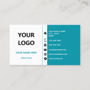 Benutzerdefinierte Farben und Schriftart Ihrer Log Visitenkarte