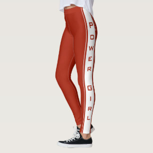 Benutzerdefinierte Farben und Text-Leggings-Power- Leggings