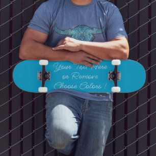 Benutzerdefinierte Farben und Textnamen Ihr Person Skateboard