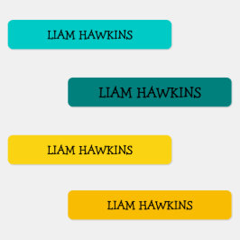 Benutzerdefinierte, farbenfrohe, einfache Kinder B Etiketten