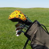 Benutzerdefinierte farbenfrohe Kunst-Monogramm Ihr Golf Headcover (In SItu)